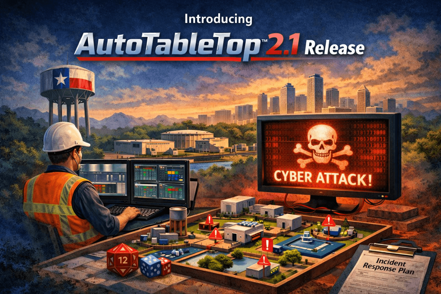 AutoTableTop™ 2.1 Release: Multi-Stage Exercises, Free-Form Roles, and AI-Controlled Participants