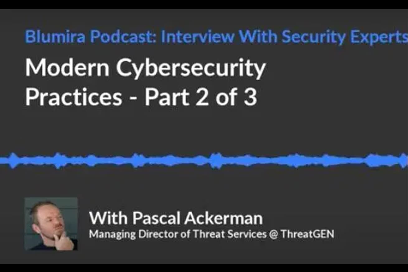 Blumira Podcast, Interview with Pascal
