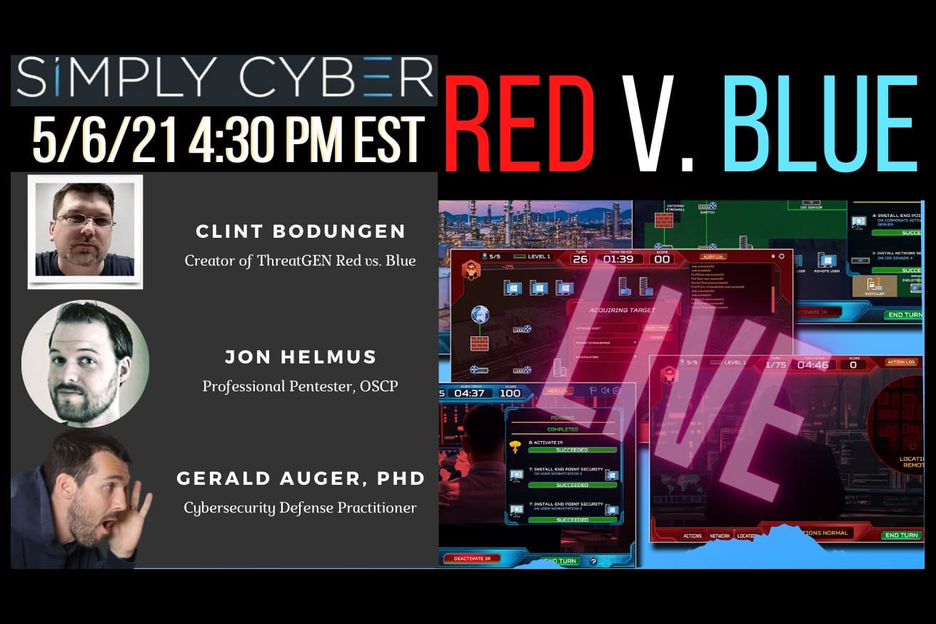 SiMPLY CYBER Red v. Blue Livestream